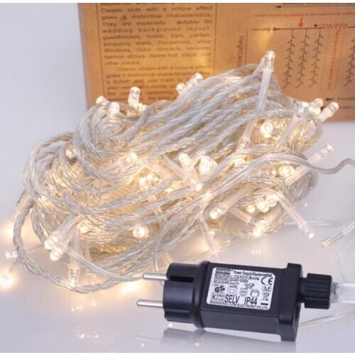 [Seven Neon]UL Safe 10M 20M 30M Linkable Curtain Lights Icicle Lights Fairy String Lights 8 Modes for Christmas Wedding light