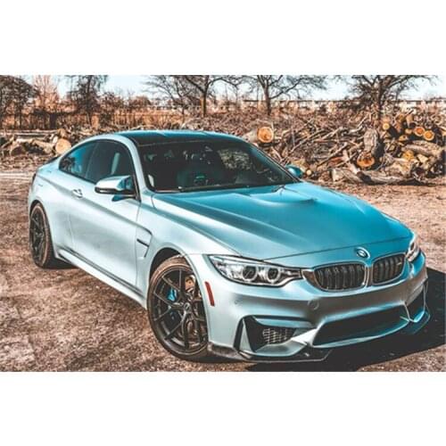 Sexy2021 Fit For F80f82f83 w M3m4 Modified Carbon Fiber Small Enveloping Ac Lip Wrap Angle Front Shovel Spoiler