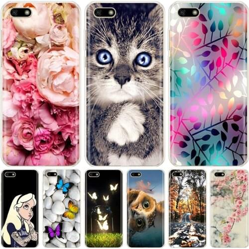 Silicone phone Case For Huawei Y5 2018 PRIME 5.45" inch Soft Tpu Phone Cases for Huawei Y5 2018 Back Cover 360 full protective