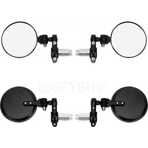 Universal Motorcycle Side Mirrors Adjustable Rotatable CNC E-Bike Scooter Folding Type Rearview Mirrors Motorbike Accessories