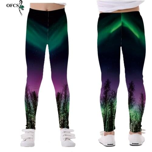 Girl Spring Pants Soft Elastic Kids Leggings Floral Printed Girls Skinny Pants Trousers 5- 12Y Children Trousers Fashion Clothes