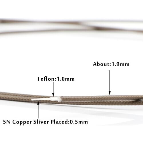 YTER Odin Top-rated Silver Plated + shield Speaker Audio Signal Cable headphone cable