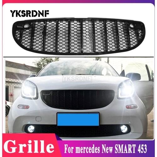 YKSRDNF For mercedes Benz New SMART 453 sports edition Front Honeycomb Bumper Engine Grill Grids 2015 2016 2017 2018 2019
