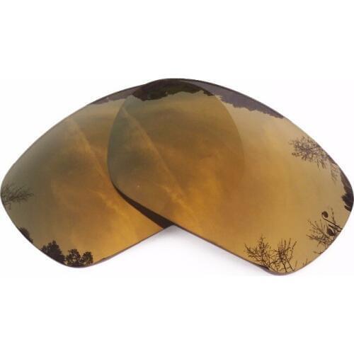 Bronze Gold Mirrored Polarized Replacement Lenses for Jawbone Sunglasses Frame 100% UVA & UVB