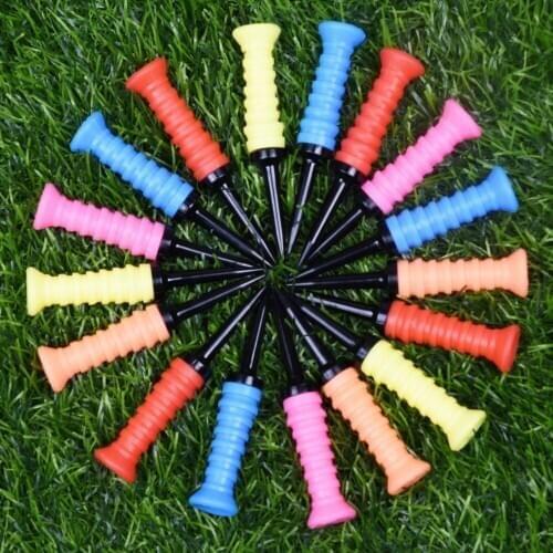 1Pcs Golf Rubber Tees Ball Holder Professional Soft Golf Ball Tee Exercises Multicolored Golf tees Rubber