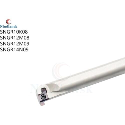 1pc SNGR10K08 SNGR12M08 External Grooving Tool Holder Spring Steel SNGR12M09 CNC Lathe Tool SNGR14N09 Slotted Turning Tool Arbor