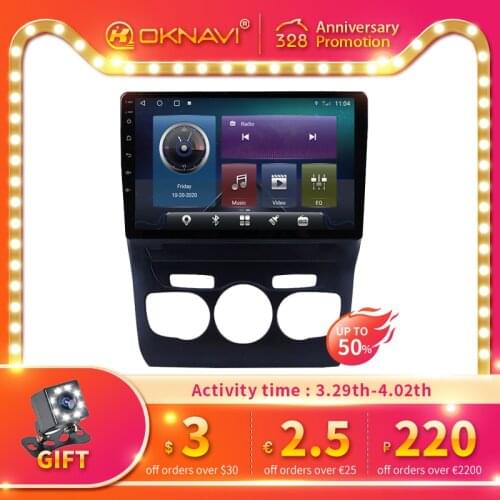 10 Inch Touch Screen Smart Car Radio For Citroen C4 2013 2014 2015 2016 GPS 4G WIFI 360 Camera Carplay RDS BT Multimedia Player