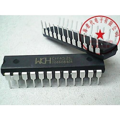 5pcs CH452L DIP-24