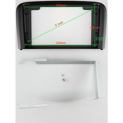 9 INCH Car Audio Frame GPS Navigation Fascia Panel Car dvd Plastic Frame Fascia is suitable for S80 2001-2006