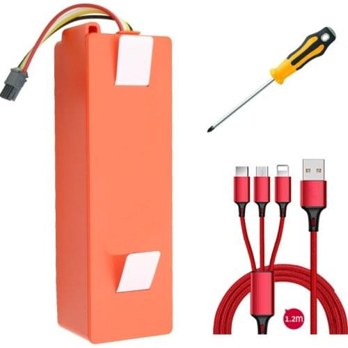 5200mAh li-ion 18650 mi robot Vacuum Cleaner accessories part battery for xiaomi mi robot Robotics cleaner roborock S50 S51