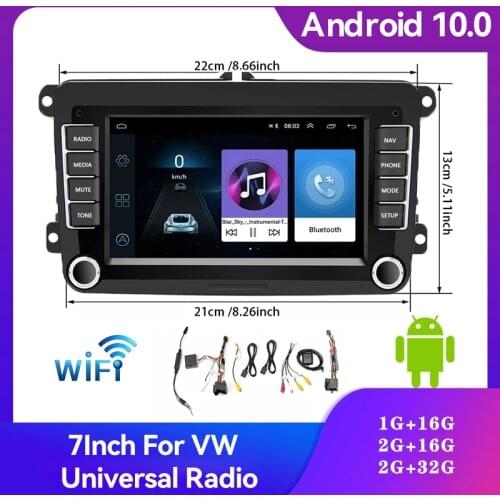 2 DIn Car Multimedia Player 7" Auto Radio GPS Navigation Radio Car for VW/Volkswagen/Golf/Polo/Jetta/Passat/Skoda