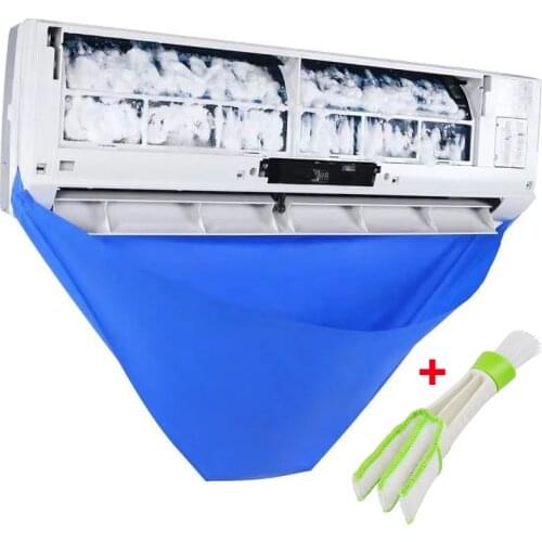 Air Conditioner Cleaning Cover Waterproof Leakproof Air Conditioner Cleaning Dust Protection Cleaning Cover Cleaner Bag Tool Set