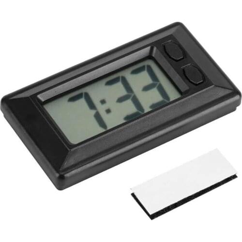 LCD Digital Table Car Dashboard Desk Electronic Clock Date Time Calendar Display