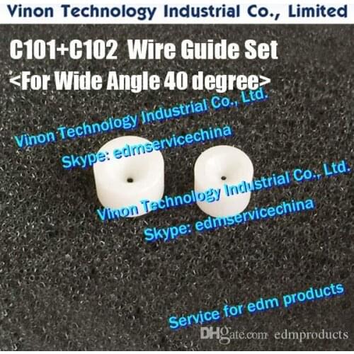 For Wide Angle 40° Wire Guide Set C101+C102 Ø0.20, Ø0.25, Ø0.30mm 431.112, 432.511, 432.512, 431.122, 200431122, 430.586, 100430