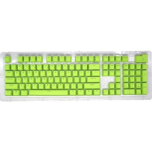 104 Keys PBT Two-color Injection Molding Keycap Set OEM Profile for Mechanical Keyboard Ergonomic Design Mechanical Keyboard