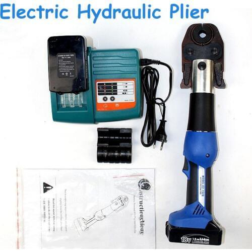 Electric Hydraulic Pressure Pipe Wrench PEX Rechargeable Battery Pipe Hydraulic Crimping Tools Viega Type Copper Wrench EZ-1528