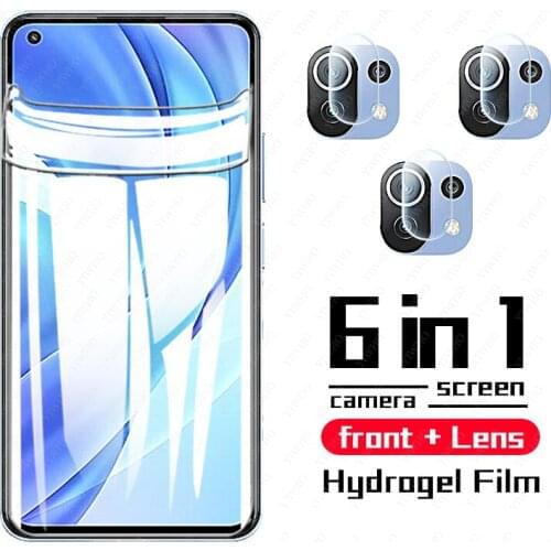 Hydrogel Film for Xiaomi Mi 11 lite Screen Protector Camera Lens Glass Poco 10T pro 11x pro 11 ultra Poko Pocco X3 NFC Pro F3 M3