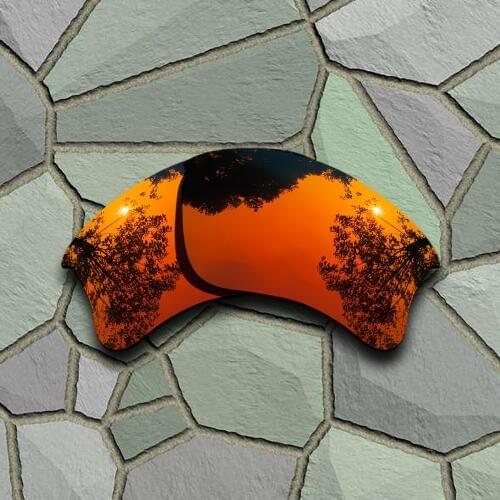 Red Orange Sunglasses Polarized Replacement Lenses for Oakley Flak Jacket XLJ