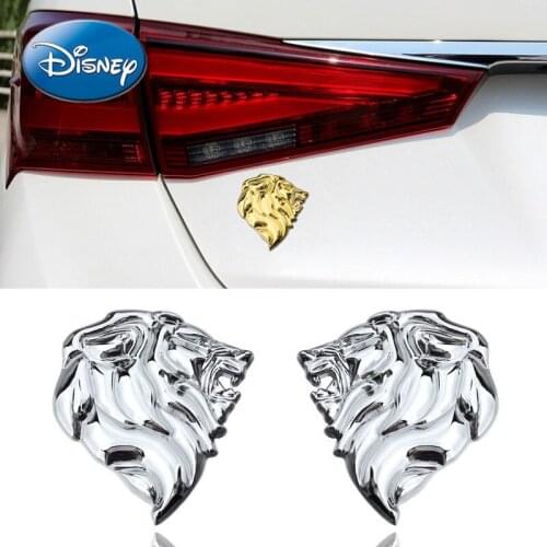 Disney Logo Side Label Decoration Sticker Scratch Sticker Cartoon Lion King Car Personality Metal Car Label Car Sticker