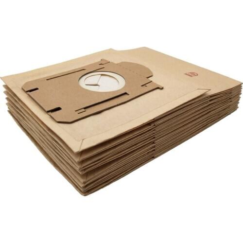 10 pieces/lot Paper Bags Dust Bag Replacement For Philips S-bag FC8202 FC8204 FC8206 FC8613 FC8220 Vacuum Cleaner Parts