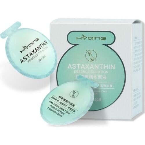 20 bags/box Astaxanthin Whitening Serum Arbutin Liquid Freckle Removal Antioxidant Anti-wrinkle Moisturizing Face Essence