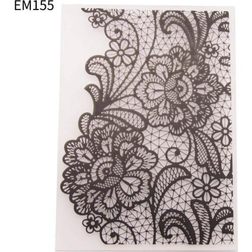Plastic Lace Pattern Stencils Embossing Folders DIY Scrapbooking Paper Card Making for Photo Album Decor Wedding Decoration 1Pc