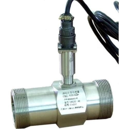 PLC Liquid turbine flowmeter/sensor/transmitter/LWGY-15 threaded connections NPN signal acquisition pulse