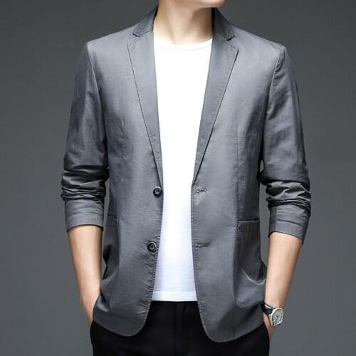 Casual suit mens Korean version of the slim suit mens jacket 2021 new autumn top mens wear
