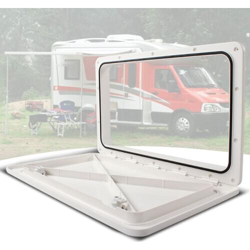 500 x 285mm RV hatch cover durable, with key, used for repairing yacht cover in the cabin of marine carava