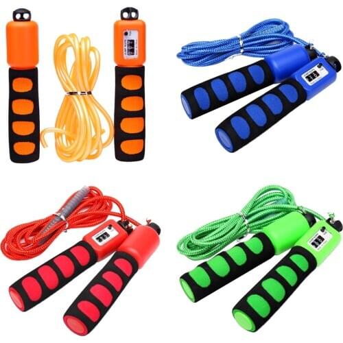 PVP Multifunctional Counter Jump Rope Skipping Rope for Boxing MMA Fitness Training Speed Adjustable