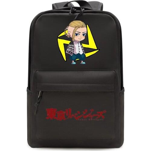 Tokyo Revengers Backpack Anime Cute Cartoon Character Print Cosplay School Shoulder Travel Laptop Bags For Teenage Boy Girls