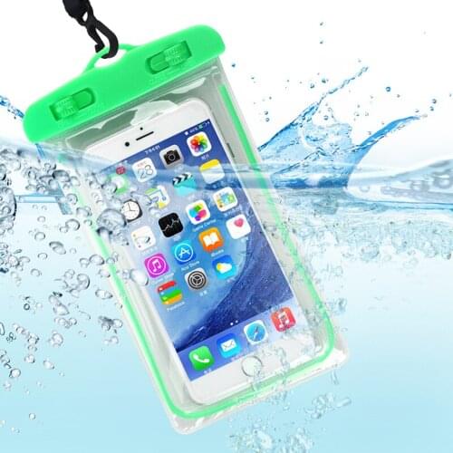 Waterproof Phone Case Luminous Dustproof Cover Swimming Pouch Bag For IPhone 12 11Pro 8 Plus Xiaomi Samsung Huawei Universal