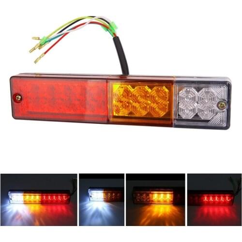 12V/24V Trailers Truck LED Tail Light High Bright Low Power Automobile Boat Waterproof Rear Lamp