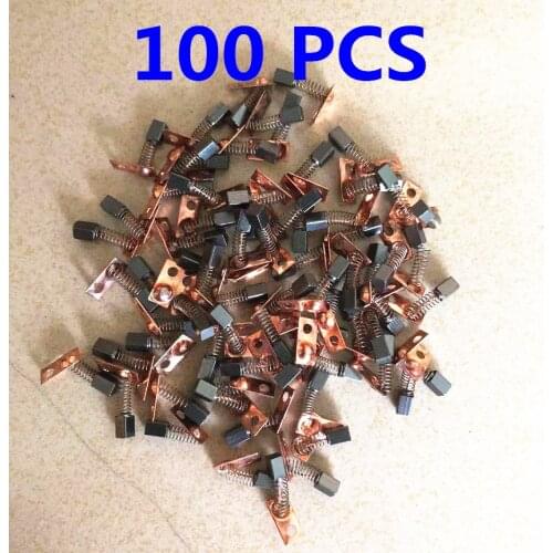 50 pcs Carbon Brush Strong 210 102L 105L 90 204 Handle Carbon Brush All Strong Universal Manicure Drill Accessories