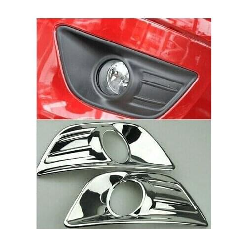 ABS for 2008-2011 Citroen C-quatre Chrome Front Fog light Lamp Cover Trim