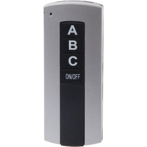 Wireless 3 Channel ON/OFF Lamp Remote Control Switch Receiver Transmitter