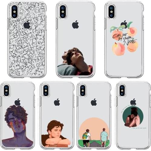 Call Me by Your Name gay movie Phone Case Transparent soft For iphone 5 5s 5c se 6 6s 7 8 11 12 plus mini x xs xr pro max