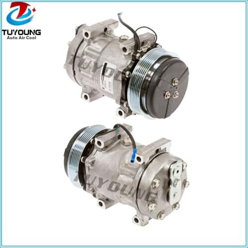 7H15 vehicle air conditioning compressor for universal truck tractor PN# 8244 Car air pump