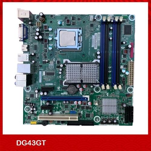 Desktop Motherboard For Intel DG43GT e8400 3.00ghz Dual core CPU DDR2 Fully Tested, Good quality