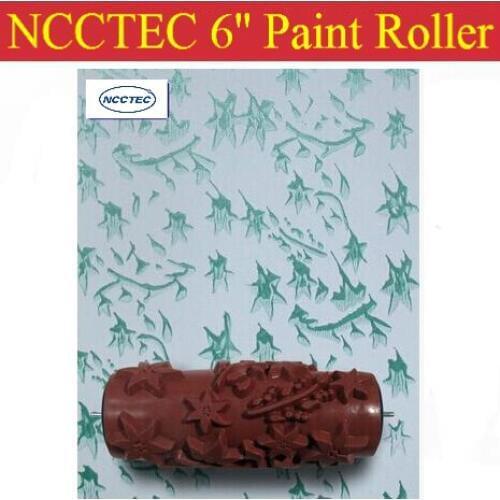 6'' NCCTEC soft rubber decorator roller FREE shipping | 150mm wall paint roller tools