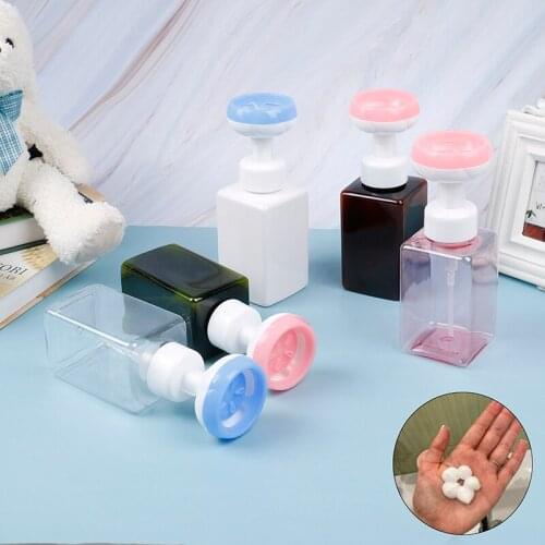 Soap Bottle Foaming Lotions Refillable Bottle Flower Pump Head Soap Shampoo Cosmetic Empty Bottle 250/280/300/400ML