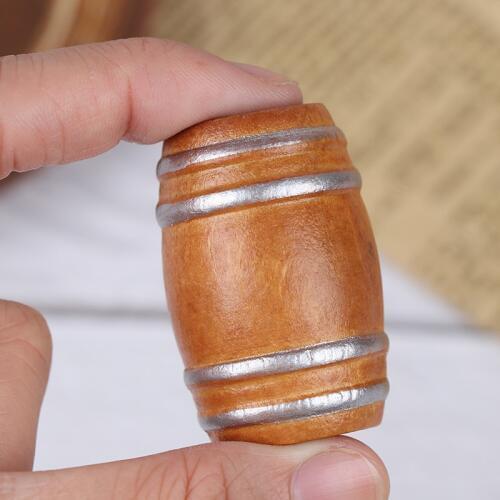 New 1:12 Mini Wooden Red Wine Barrel Miniature Beer Barrel Beer Cask Beer Keg for Dolls House Decoration Dollhouse Accessories