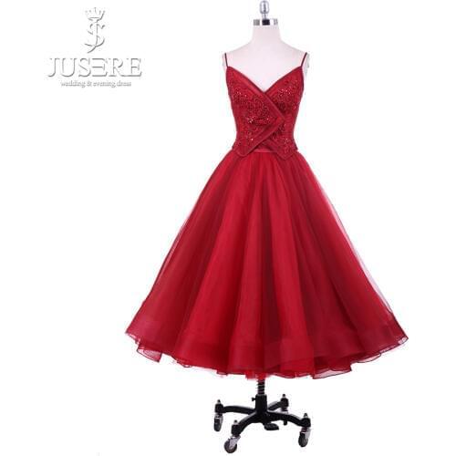 Two Pieces Homecoming Dress Lace Appliques Hand-Beaded Spaghetti Graduation Gowns Jusere 2018 Robe De Soiree Short Party Dresses