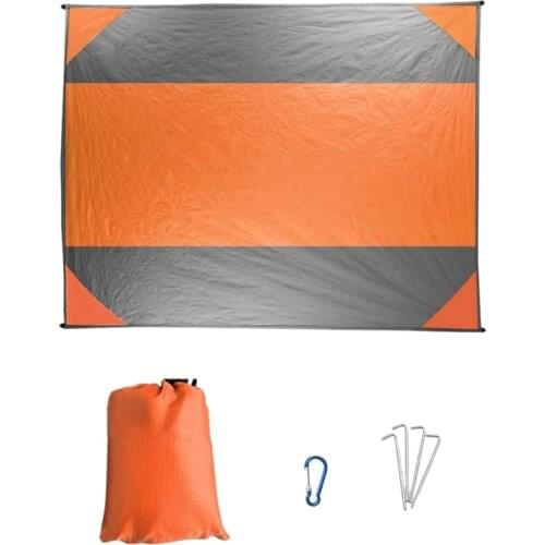 Beach Blanket Pocket Picnic Blankets Waterproof Sand Proof Mat Quick Drying For Outdoor Camping Travel Camping Hiking