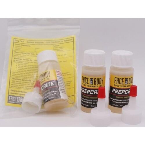 Professional Body and Face Prepcaine Pre-procedure Permanent Makeup Topical Tattoo Care Gel 1.2oz