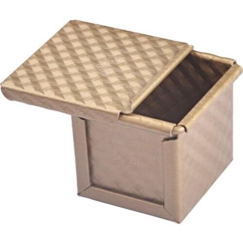 C5AD Square Loaf Pan with Lid Toast Mold Bread Pan Pullman Loaf Pan with Cover Non-St