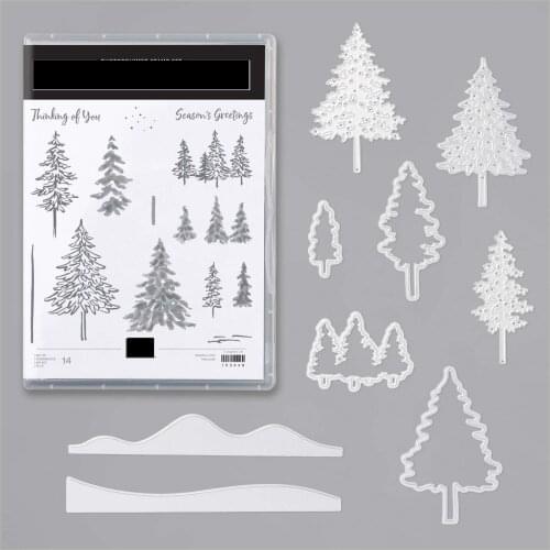 Pine Metal Cutting Dies and Stamps Stencil Templates for Diy Scrapbooking Album Paper Card Making Embossing Dies New 2021