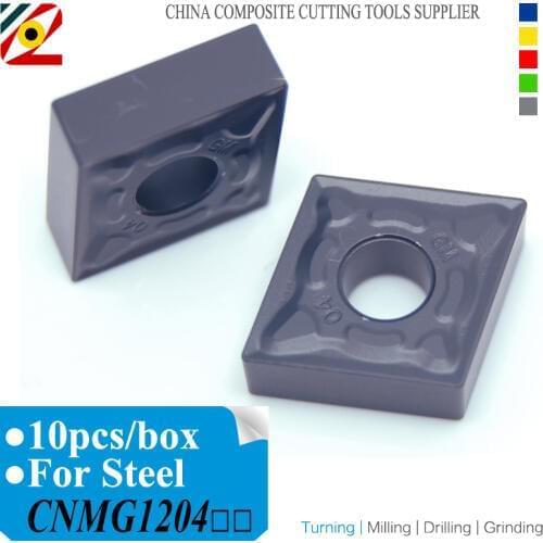 CNC Carbide Inserts CNMG120404 CNMG120408 CNMG431 CNMG432 Lathe Cutter Indexable Turning Cutting tools Tungsten Machinin Steel
