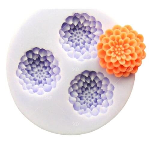 High Quality 3 Flower Chocolate Cake Baking Molds,Moule Silicone,Cake Decorating Tools Pastry Tools Kitchen Accessories SQ15115