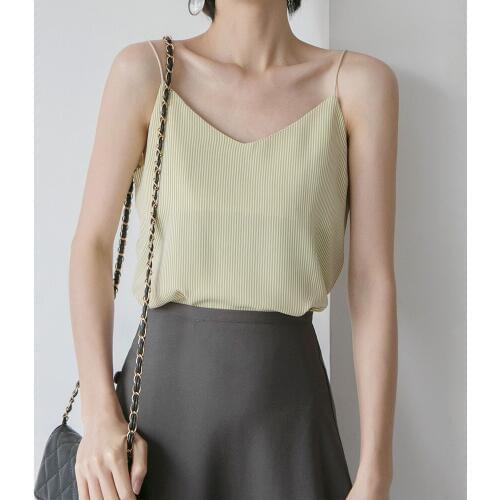 Women knitted camis summer v neck tops